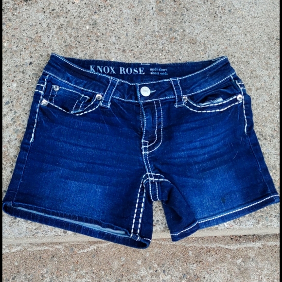 Knox Rose Pants - Knox Rose short, dark blue...